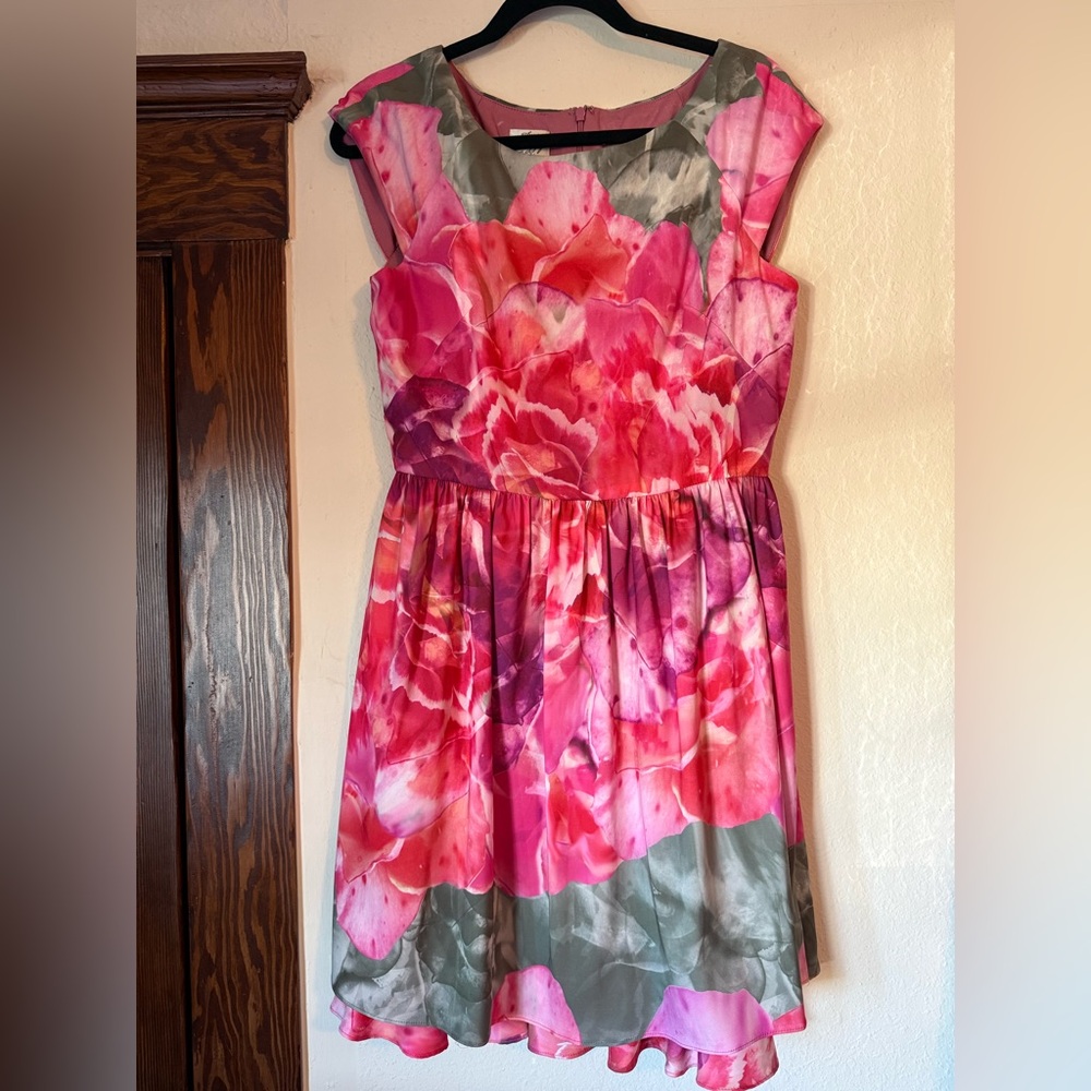 Watercolor Print Suzi Chin Dress 8